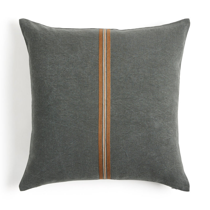 Archie Linen Square Pillow Cover & Insert