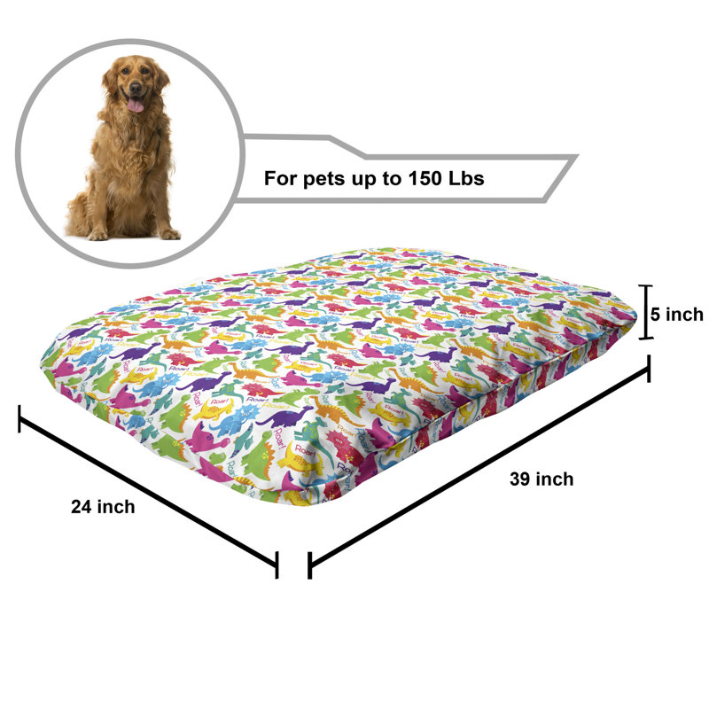 Multicolore, lit pour animal de compagnie Ambesonne