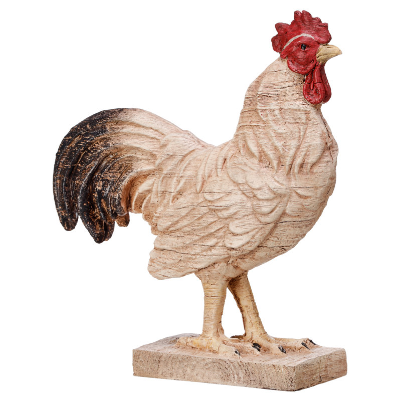 Caleesha Resin 'Carved" Rooster
