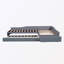 Lit plateforme simple avec rangement tapissier