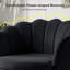 Fauteuil demi-tonneau en velours 30 po Hendrix-2112441286