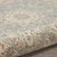 Tapis ivoire / bleu en laine Freret-1166342539