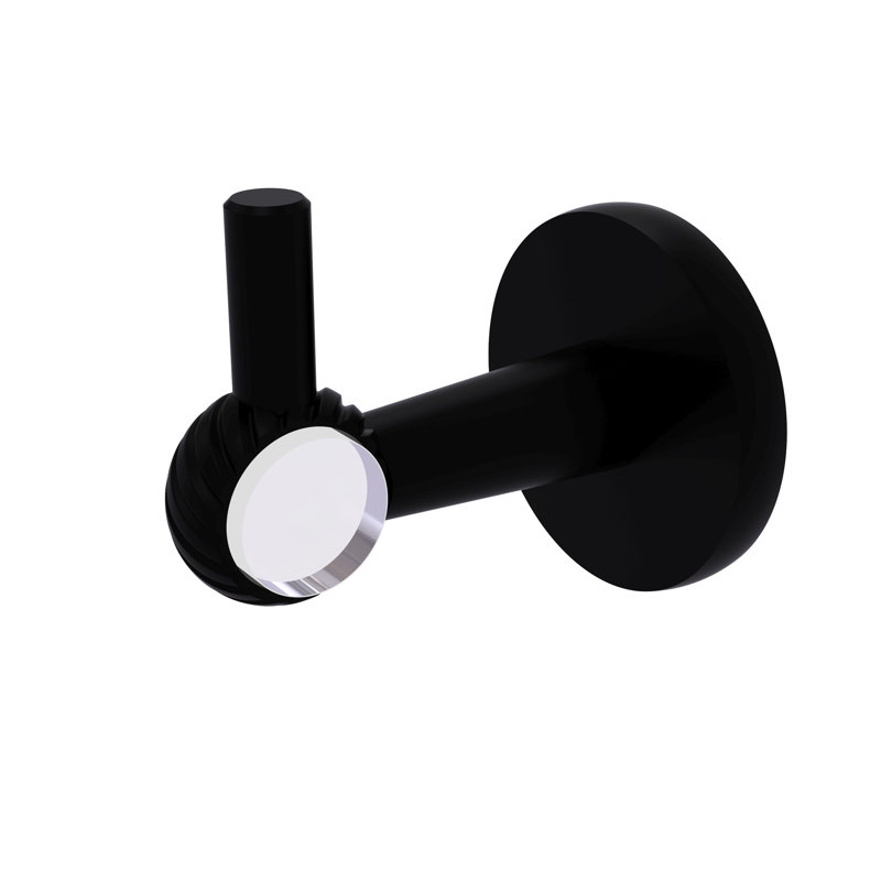 Clearview Wall Mounted Robe Hook, Matte Black