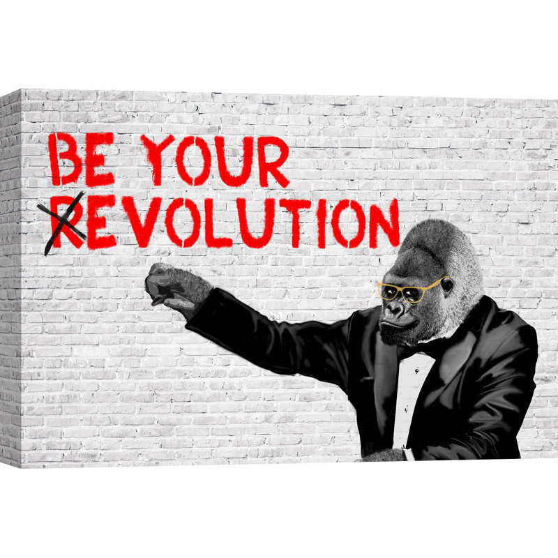 "(R)Evolution" By Masterfunk Collective, 50cm H x 70cm W x 4cm D