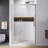 44--48" W X 74" H Shower Door, Aluminum Sliding Glass Shower Door With Premium 5/16 Inch (8Mm) Thick Tempered Glass, Brushed Nickel-121720264