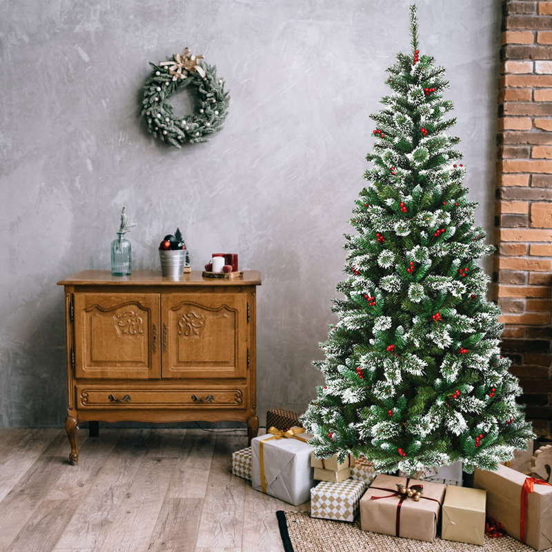 Arbre de Noël vert 7 pi, H 8 pi