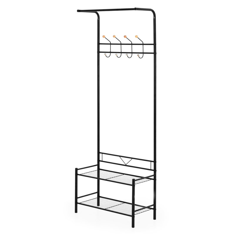 Wildes 64 cm W Hall Tree with Shoe Storage