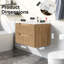 Ensemble de meuble-lavabo mural avec lavabo blanc-627703211
