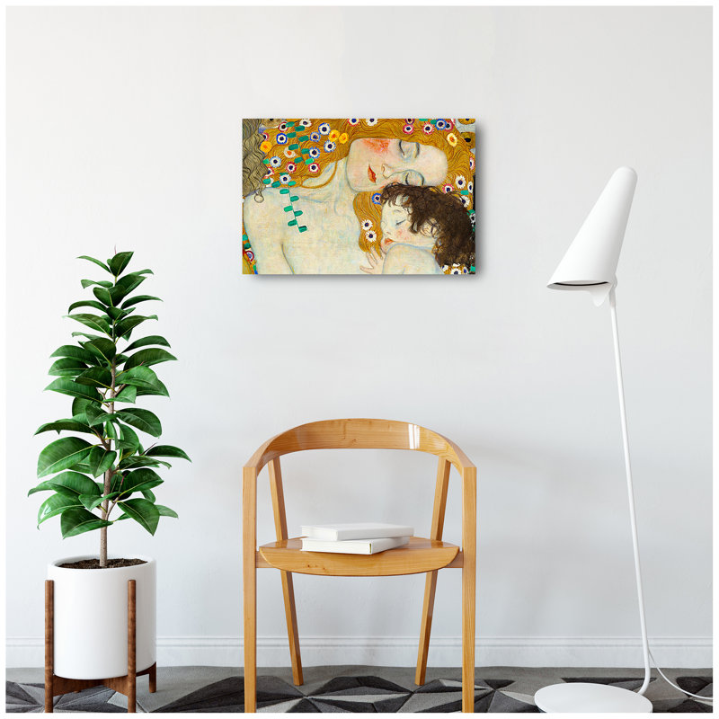 Gustav Klimt The Three Ages of Woman 16" x 24" Canvas Art Print