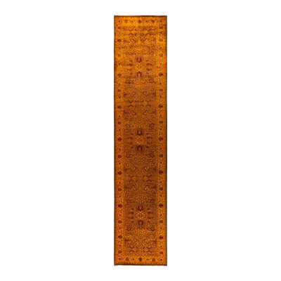 Tapis jaune nouvel âge 3 pi 1 po x 14 pi 9 po Broadview