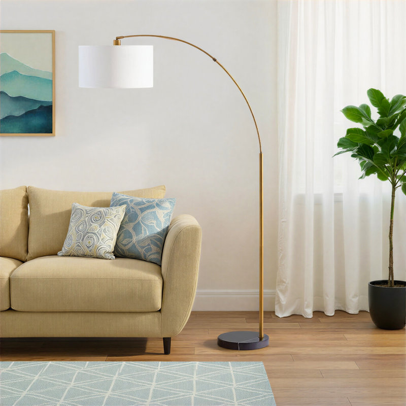 Lampe sur pied arquée 77 po Debbye