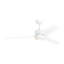 Visual Comfort Fan Colgin 56 LED Indoor Ceiling Fan with Threaded Downrod, Matte White ABS blades and Handheld Remote-4869525