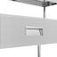 Établi 72 po en acier inoxydable avec 3 tiroirs, tablette réglable et support de rangement pour garage ou atelier