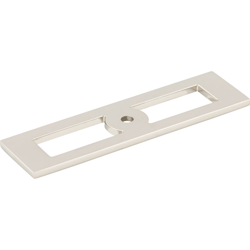Hollin 4 9/32" Length Rectangle Knob, Polished Nickel