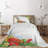 Coastal Polyester Floral Coverlet