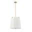 Luminaire suspendu 5 lumières Regene en nickel brossé-1770679779