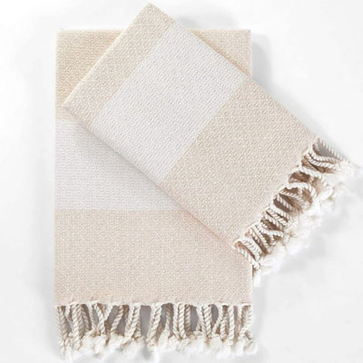 4-Pack 100% Cotton Turkish Hand Towels for Bathroom and Kitchen, 16x39 Inches