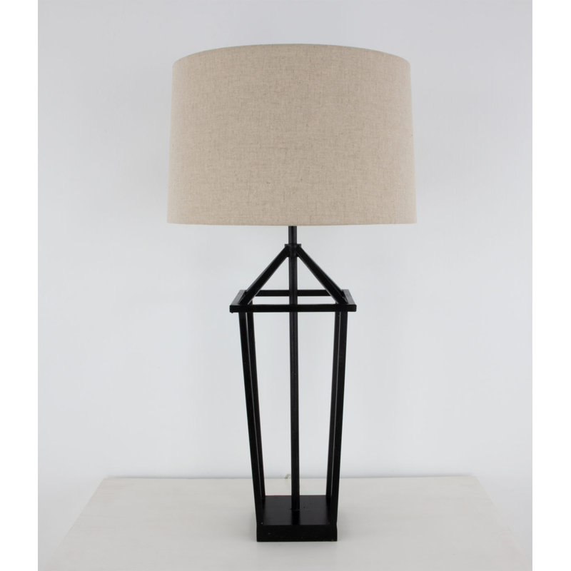 Demi Table Lamp, Black, Brown