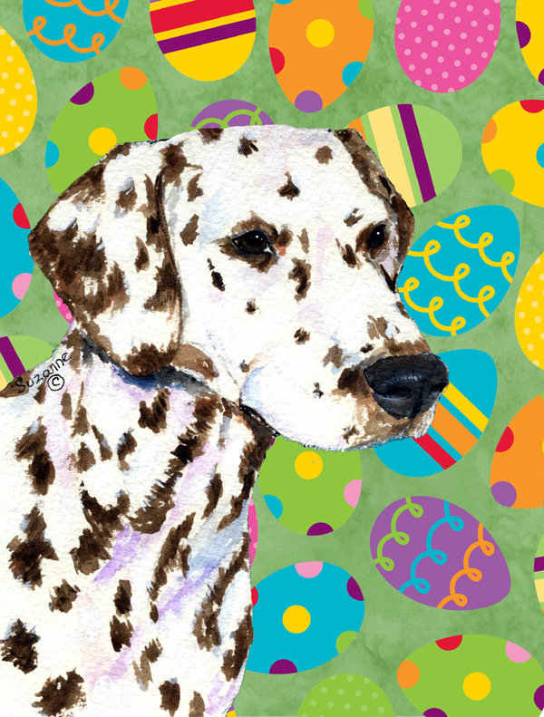 Drapeau de jardin Atara, Dalmatien (brun et blanc)