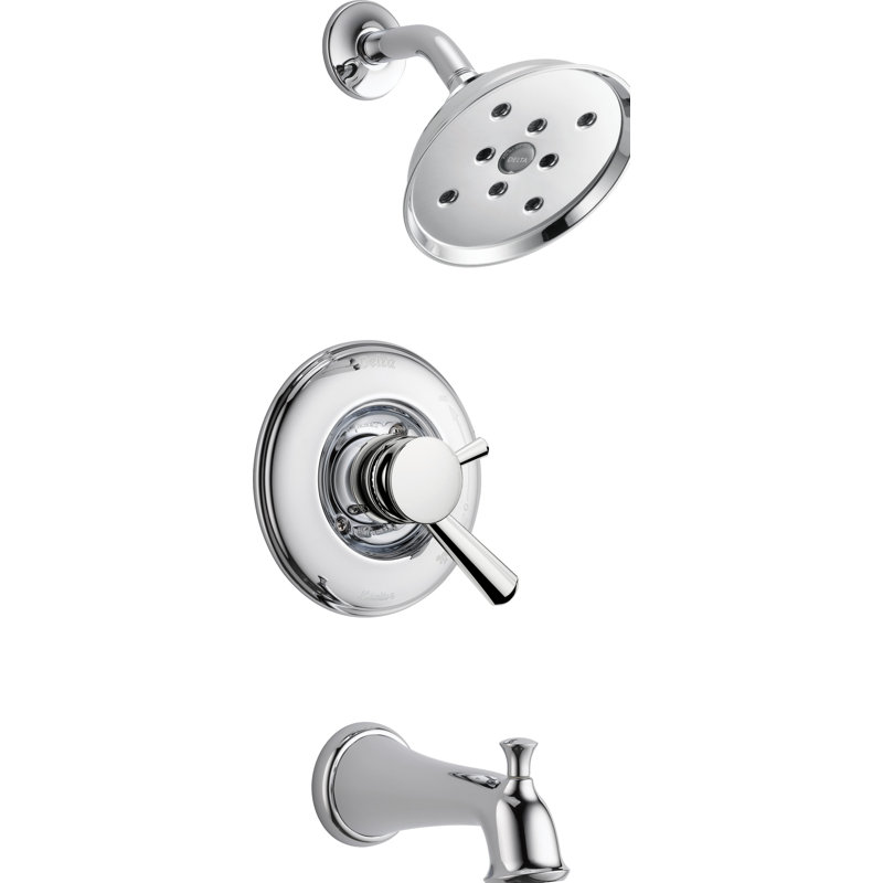 Robinet de baignoire et douche avec moniteur T17493 Linden ™, Chrome