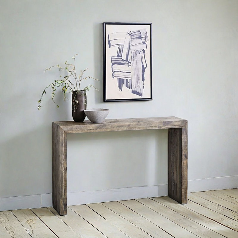 Console Modern Minimalist, Gris, H 32,28 po x l 47,24 po x P 11,81 po