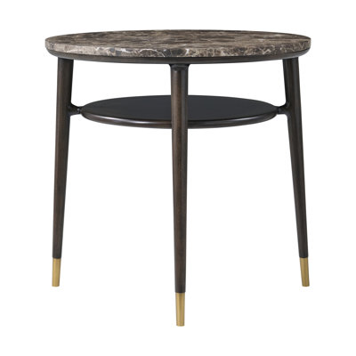 Ashburton Place Round Marble Top Side Table