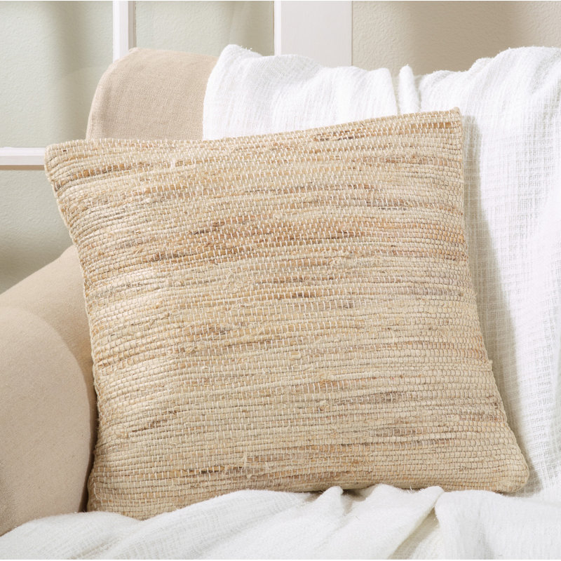 Natural Chindi Collection Down Throw Pillow