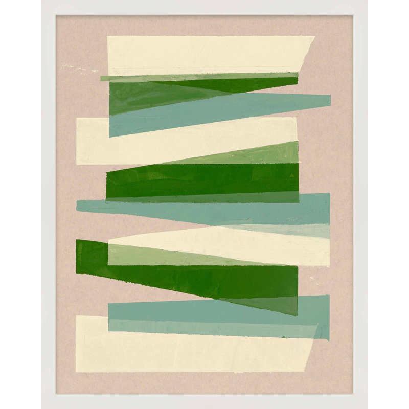 Levert Greens, Papier avec cadre blanc, H 38 po x l 30 po x P 1,25 po