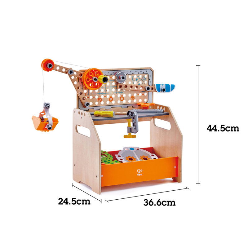Scientific Workbench Kid's Discovery Construction Workshop Toy