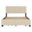 Upholstered Platform Bed With 2 Drawers And Trundle-115709512