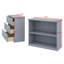 Lit mezzanine multifonctionnel avec tiroirs de rangement, tablettes et bureau coulissant-2130090469