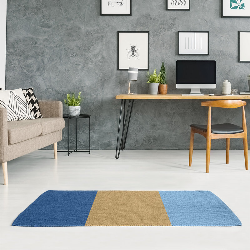Chenille Striped Indoor Rug, Rectangle 5' x 7'