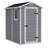 Keter Manor 4x6 ft. Durable Resin Outdoor Storage Shed With Floor and Double Doors for Garden Patio Furniture and Tools, Grey