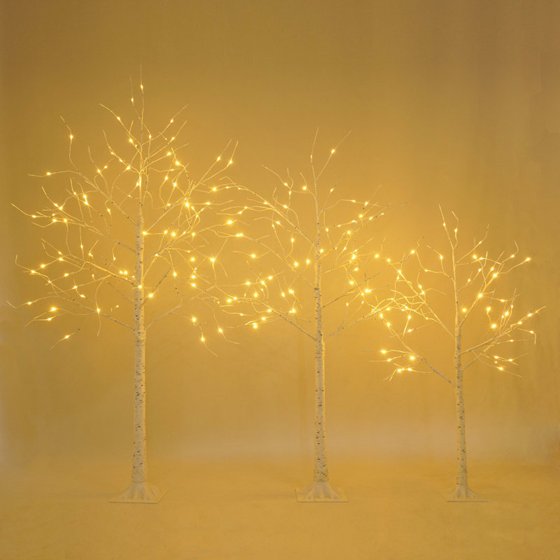 Christmas Tree with Warm Lighted
