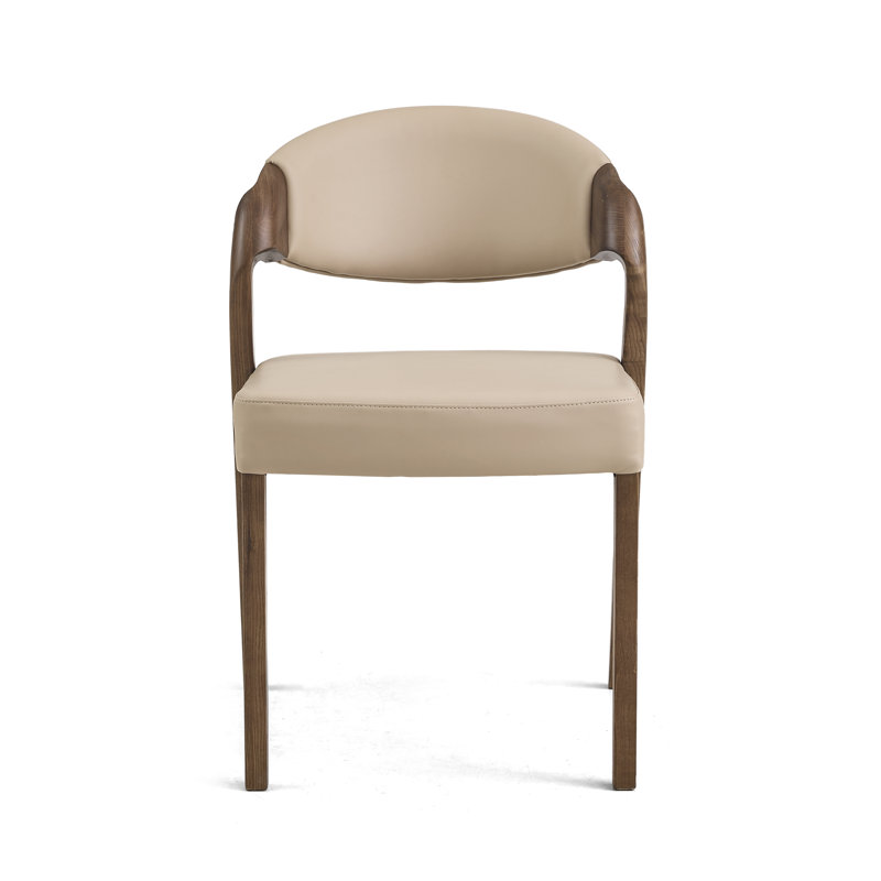 Chaise d'appoint rembourrée Aiko crème, Crème