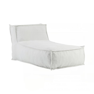 Comfortable Outdoor Bean Bag Lounge Chair, Set of 1, Weather-Resistant and Eco-Friendly for Patio and Garden Use