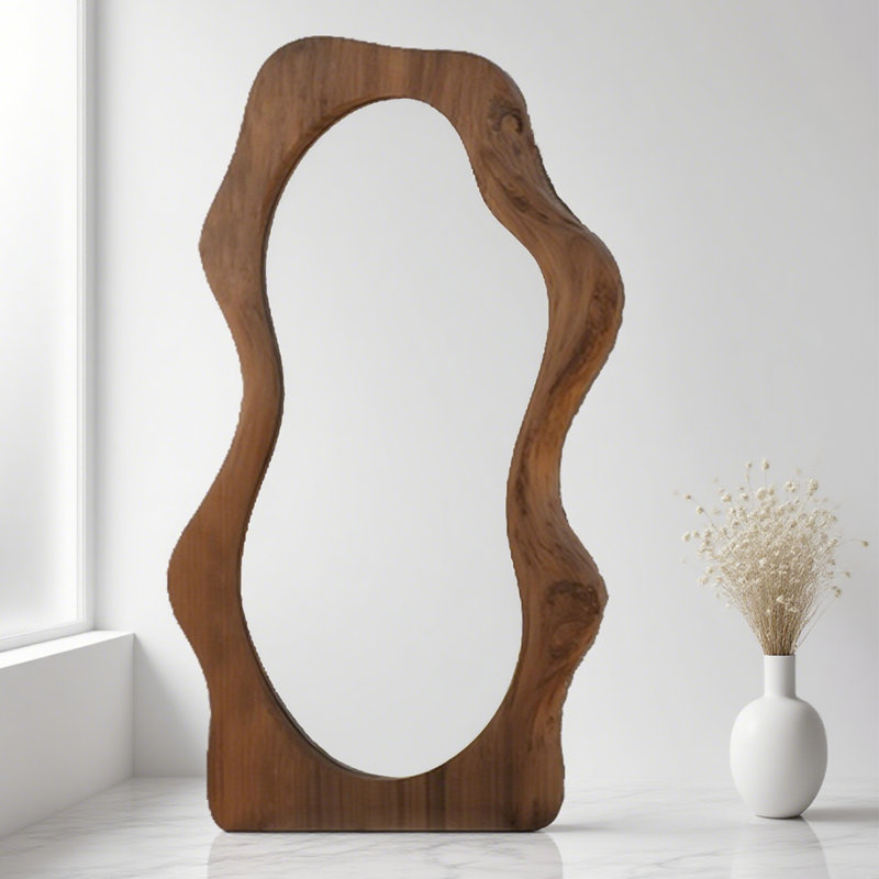 Miroir style français à cadre irrégulier, 66,93 po x 39,37 po