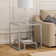 Athena Glass Top End Table