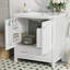 Meuble-lavabo de 30 po avec lavabo, armoires à double porte et tiroirs-218867368