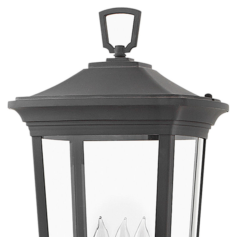 Bromley 1-Light 22.75" H Lantern Head, Museum Black