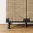 Seagrass 2-Door Accent Cabinet with Wood Frame-2037865113