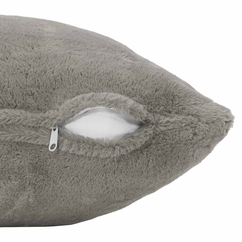 Light Brown Cushion Cover, Light Grey