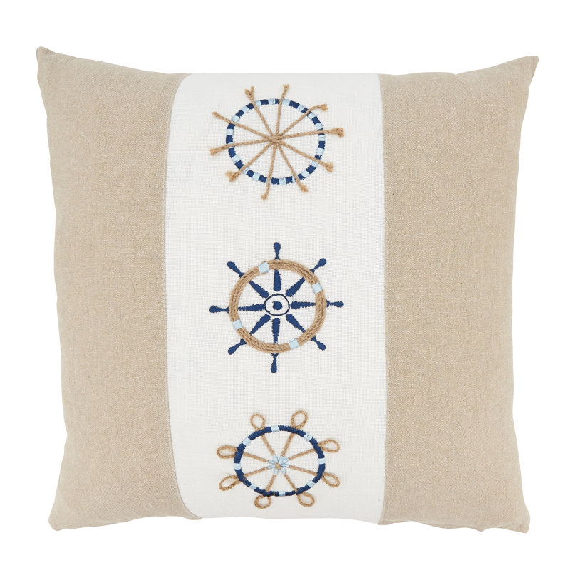 Laguna Collection Cotton Throw Pillow, Polyester