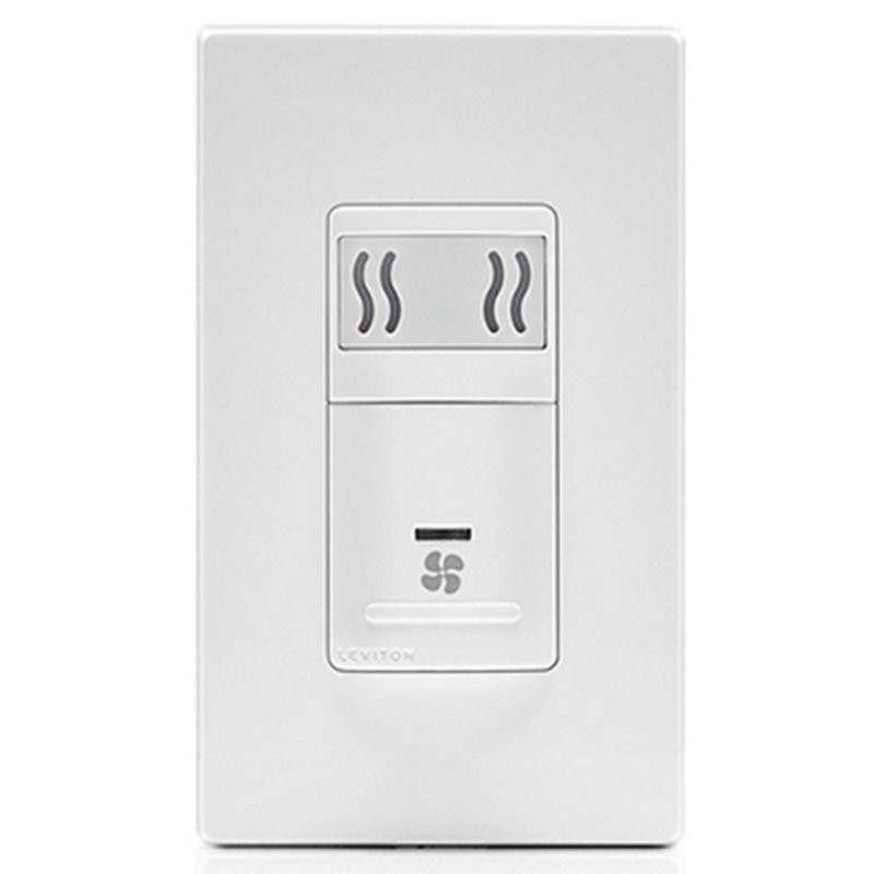 Leviton Decora 5 Amp Single Pole Single Pole Humidity Sensor/Fan Control Watthite 1 Pack