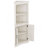 Tall Corner Cabinet With Doors For Living Room, Bathroom,Dining Room Or Kitchen,Color:Wood Grain Beige-1547610389