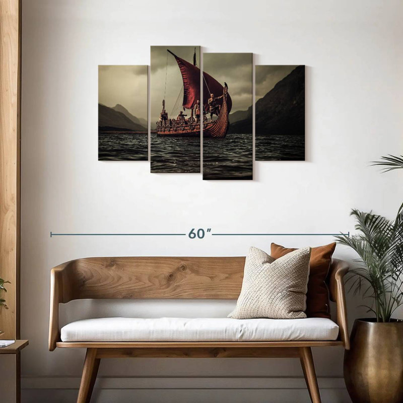 Bateau Mehar Viking, H 27 po x l 43 po