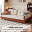 Canapé-lit pliable en tissu massif 76,77 po avec rangement caché-1766236552