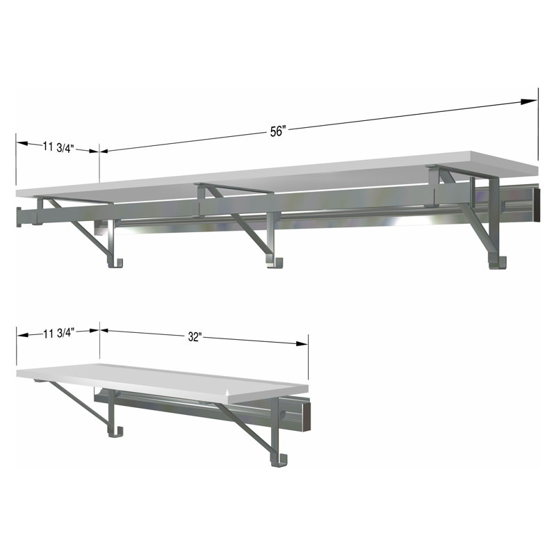 Organisateur de buanderie robuste, H 8,5 po x l 56 po x P 11,75 po