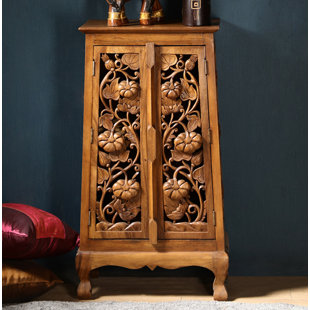Solid Wood Accent Cabinet