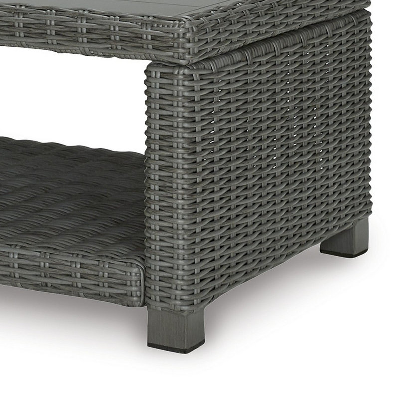 Kieger Rectangular Stainless Steel Outdoor Coffee Table , 26.63 " W 49.75 " D
